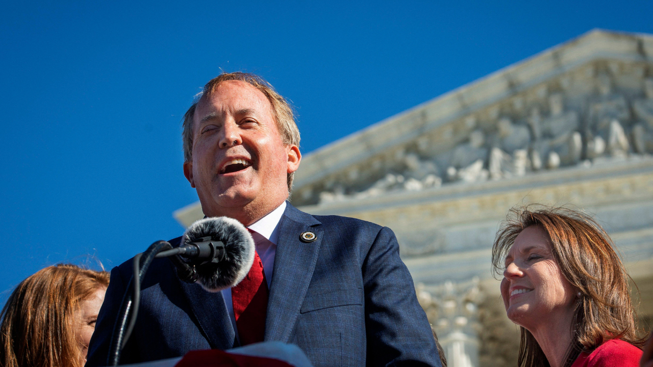 Republican Ken Paxton targets Democratic rival James Talarico’s church as Texas Senate race gains steam, saying it ‘harbors illegals, hangs a trans flag over the cross’ and is comprised of atheists