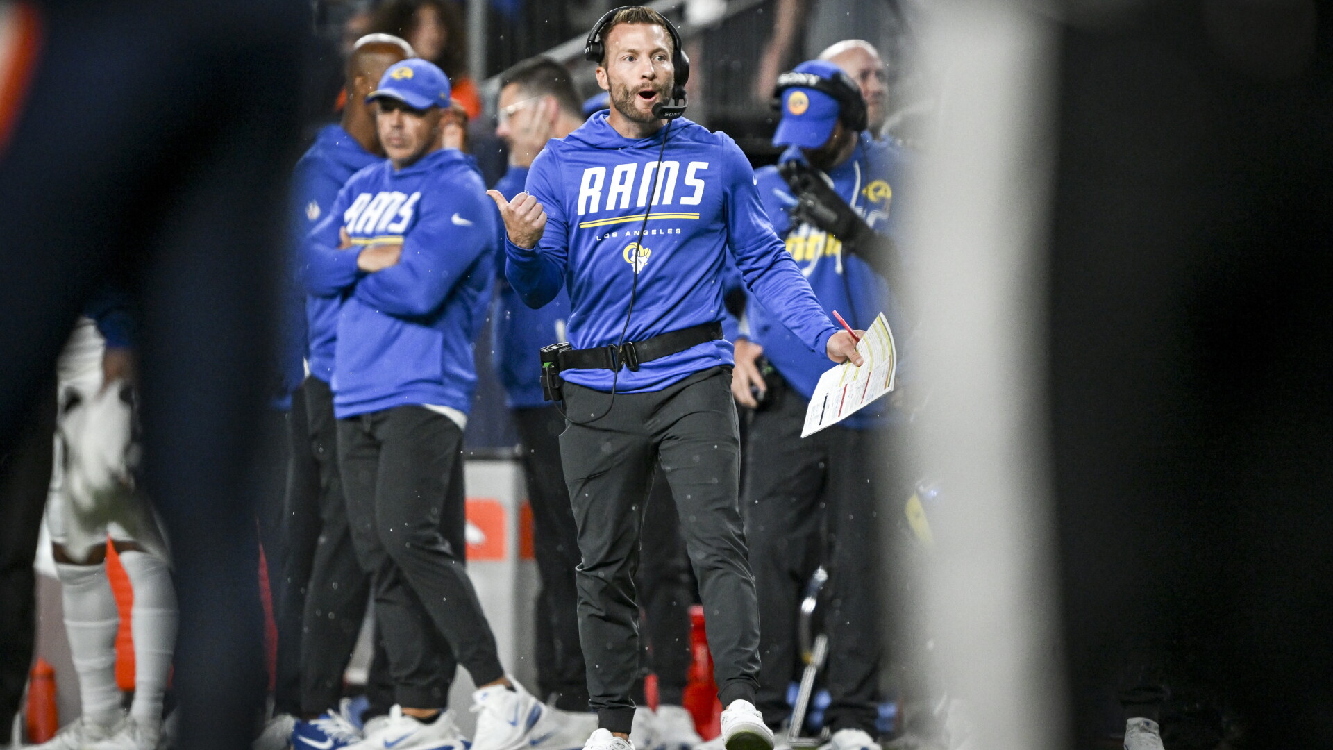 Sean McVay apologizes for Sunday night press conference cameo